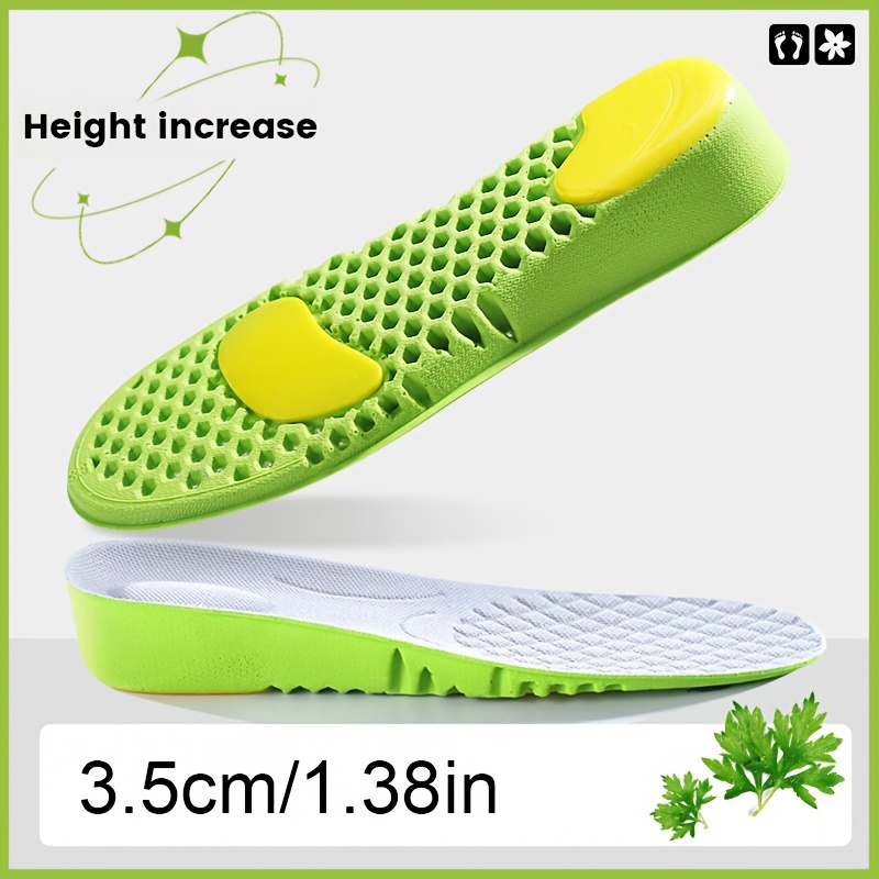 TEMU 1 Pair Of Invisible Insoles, Sweat-absorbing And Shock-absorbing Insoles, Breathable Insoles For Men And Women