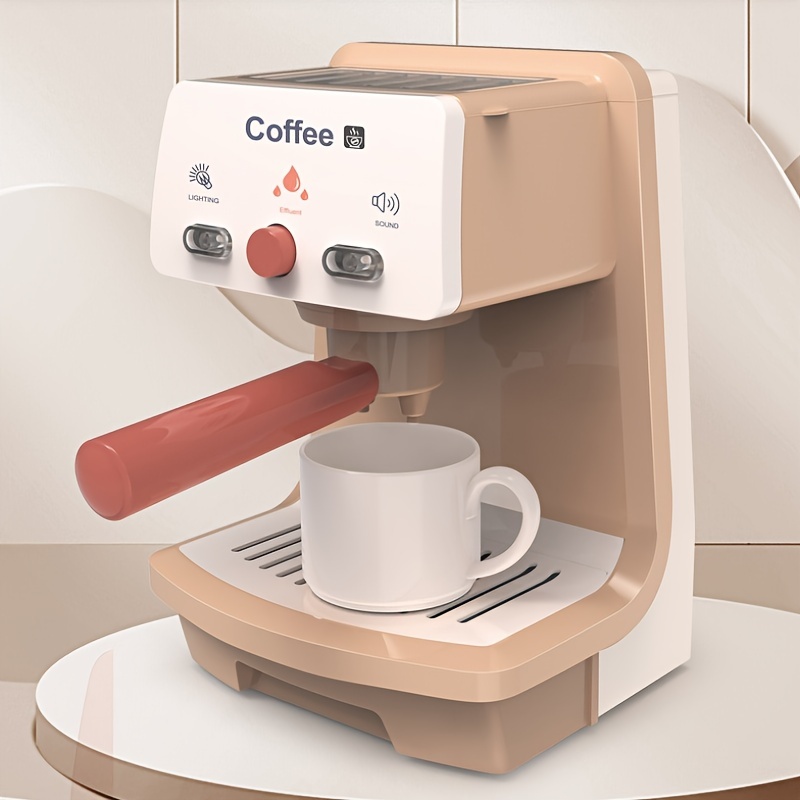 

' Play Kitchen Coffee Maker Toy - Realistic Sounds & Lights, Pretend Play, Ideal Christmas Or Birthday Gift For Girls