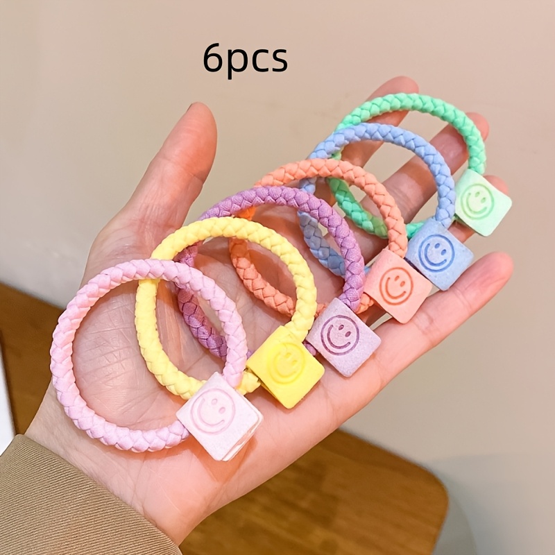 New Set Of Candy Color High Elastic Face Head Rope Hair Ring Durable And Non-damaging Hair Rope