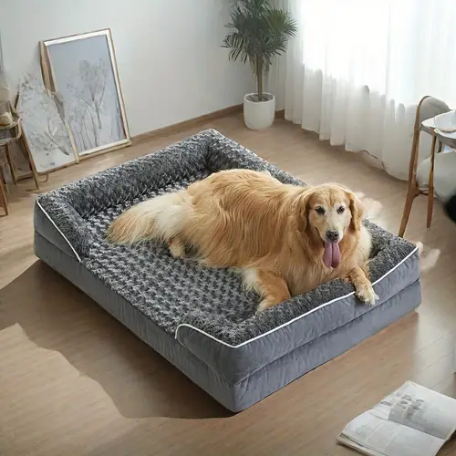 dog beds for large dogs orthopedic dog bed with sides big dog couch bed with washable removable cover pet bed sofa with non slip bottom for sleeping