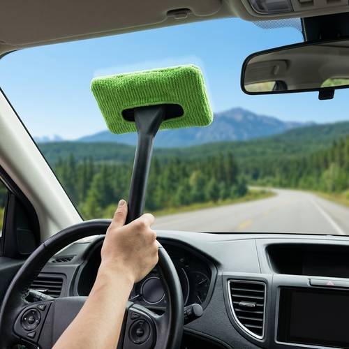 1pc car windshield defogging brush portable wiper tool for car front window practical auto interior cleaning gadget