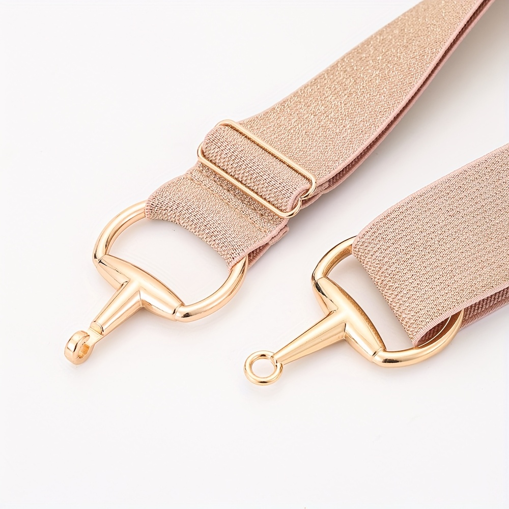 Elastic Waist Belt with Golden Threads for Riding & Equestrian Sports