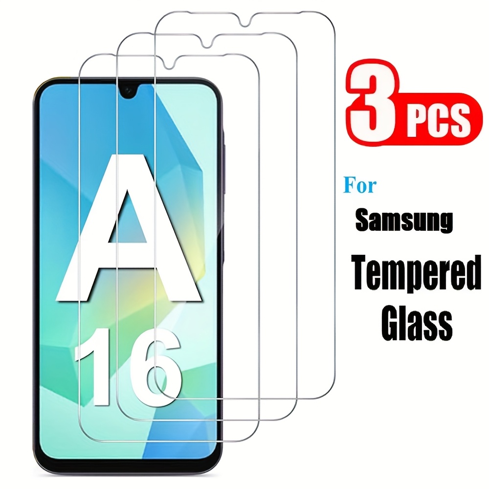 3 stk. Hærdet Glas Skærmbeskyttelsesfilm til for Samsung Galaxy A16