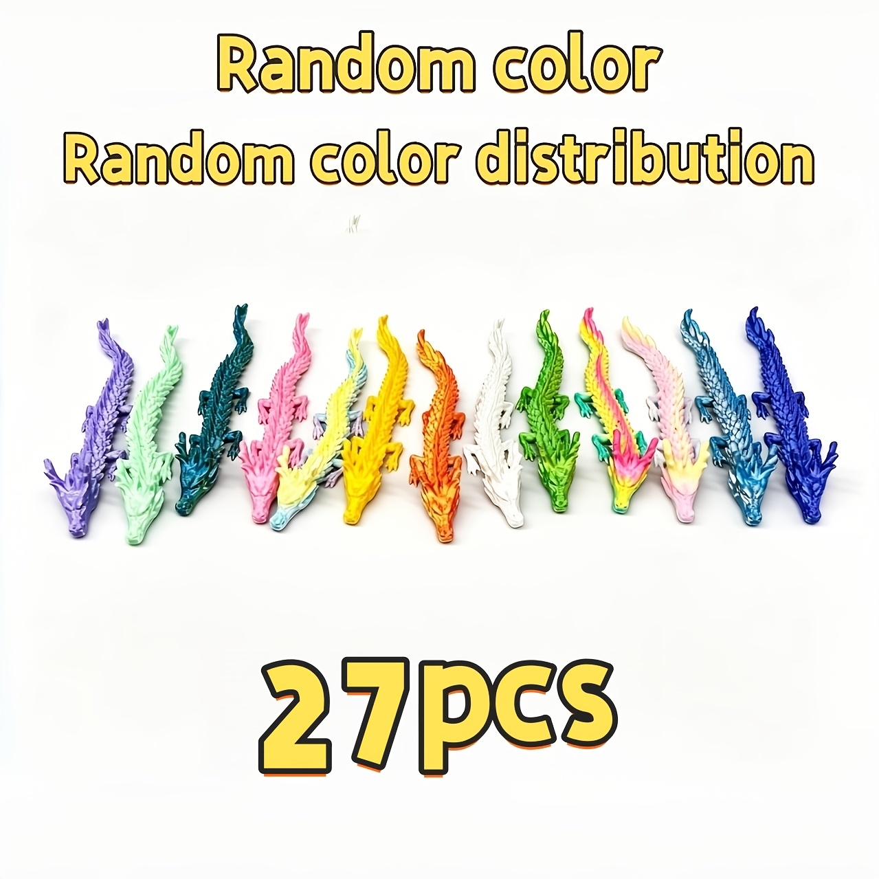 TEMU Ensemble de 27 pièces de jouets imprimés en 3D pour améliorer la coordination œil-main / Ensemble combiné de modèles de poupée articulée de - 13