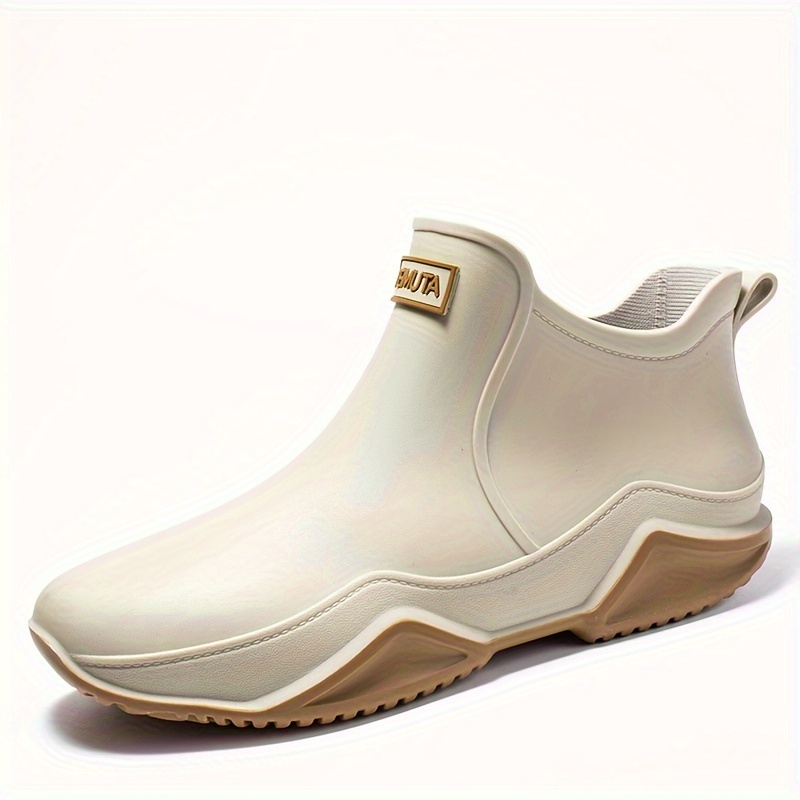 women's low ankle fashion rain boots slip resistant outdoor