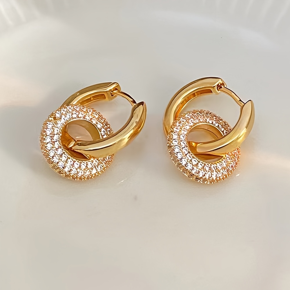 Women's Japanese & Korean Style Round Pendant Earrings