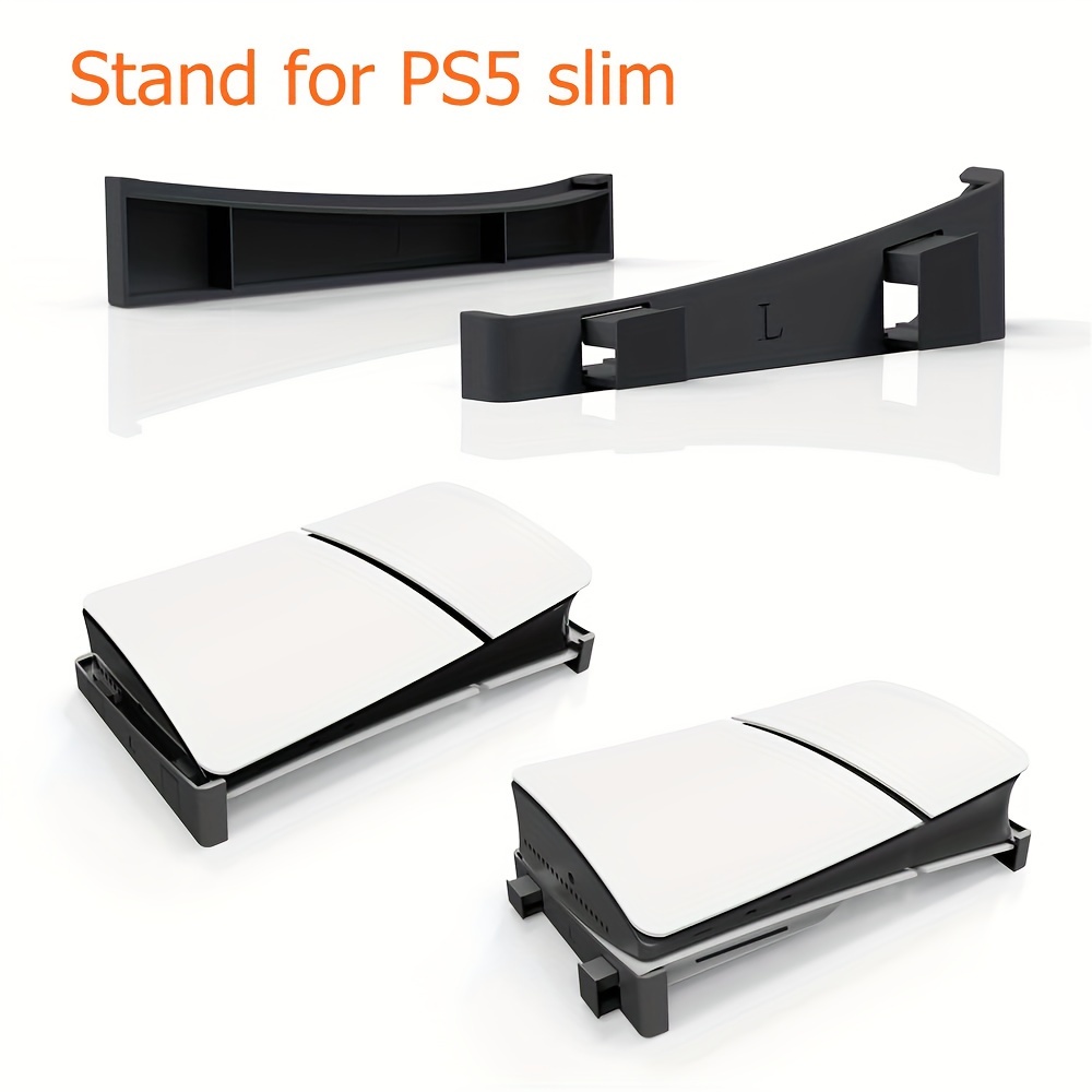 

Ps5 Slim Horizontal Stand - Anti-slip, Lightweight Desk Bracket For Playstation 5 Slim Console - Black & White Options