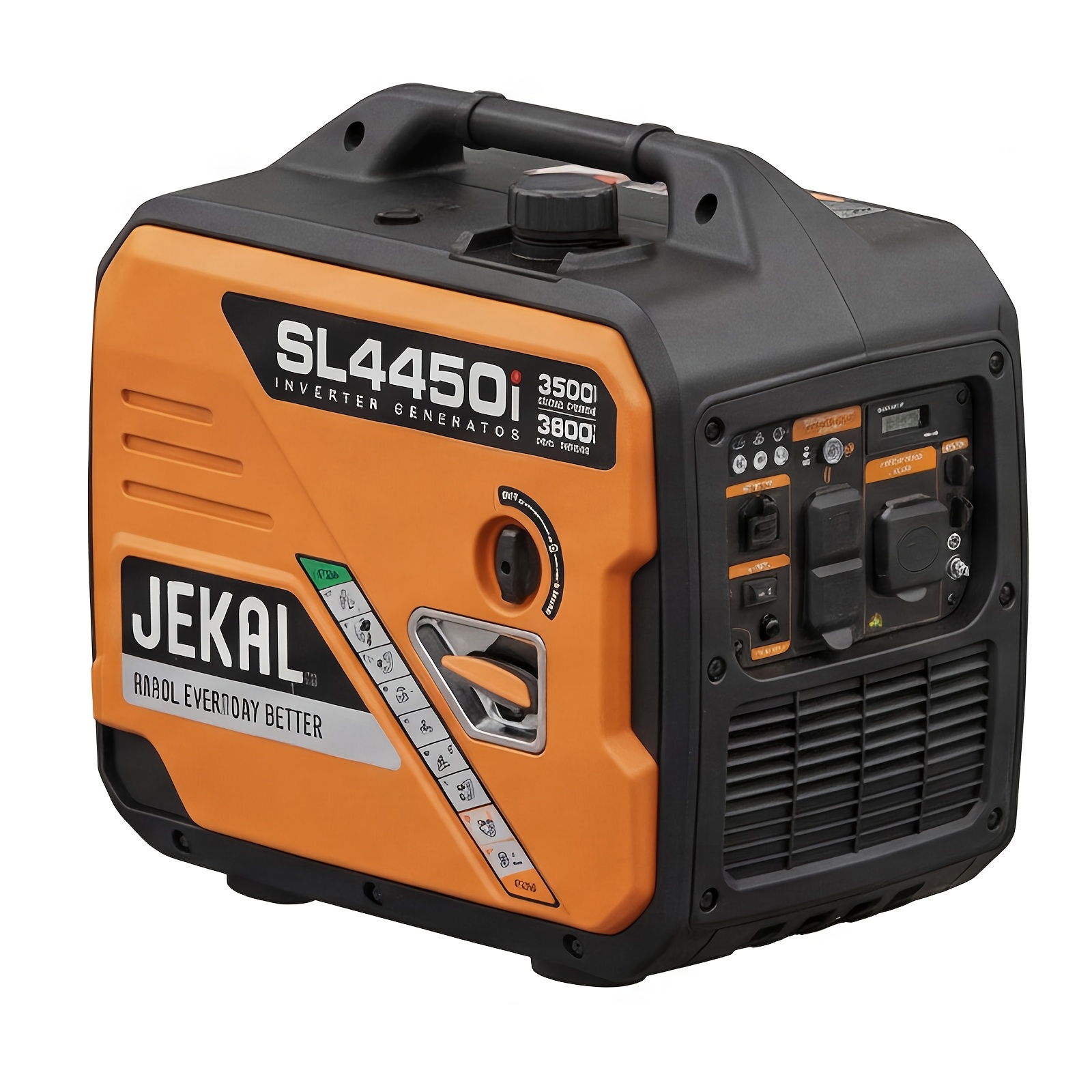 Innovative Life 2500w/120v, 3500w/120v, 5000w 120v/240v Dual Voltage Portable , 30a Outlet Rv Ready, 5000w , Pure Sine Wave, Type-c & Qc3.0 Ports, Gas Powered For Home Backup And Camping, Epa