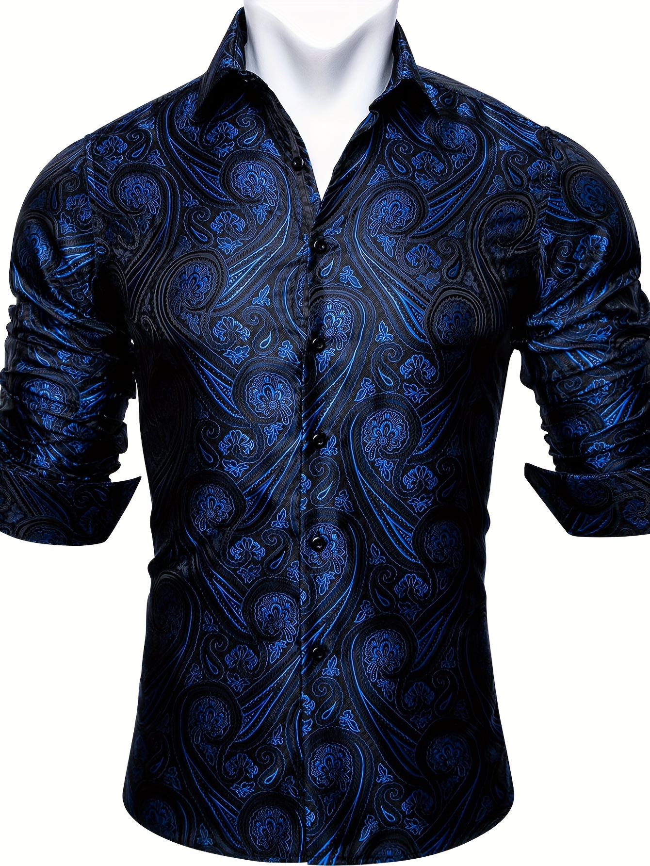 blue dress for baby girl Cinch Men's Black/Turquoise Paisley Print Short Sleeve Button-Down Shi –  Pard's Western Shop