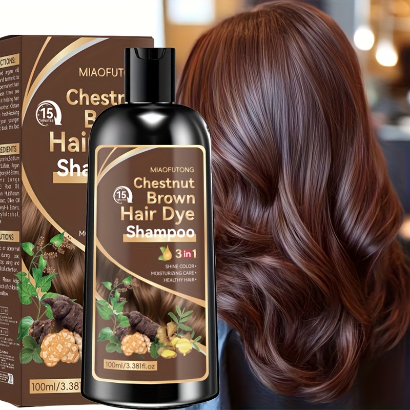 3 in 1 dye shampoo bottled multi purpose shampoo dye instant