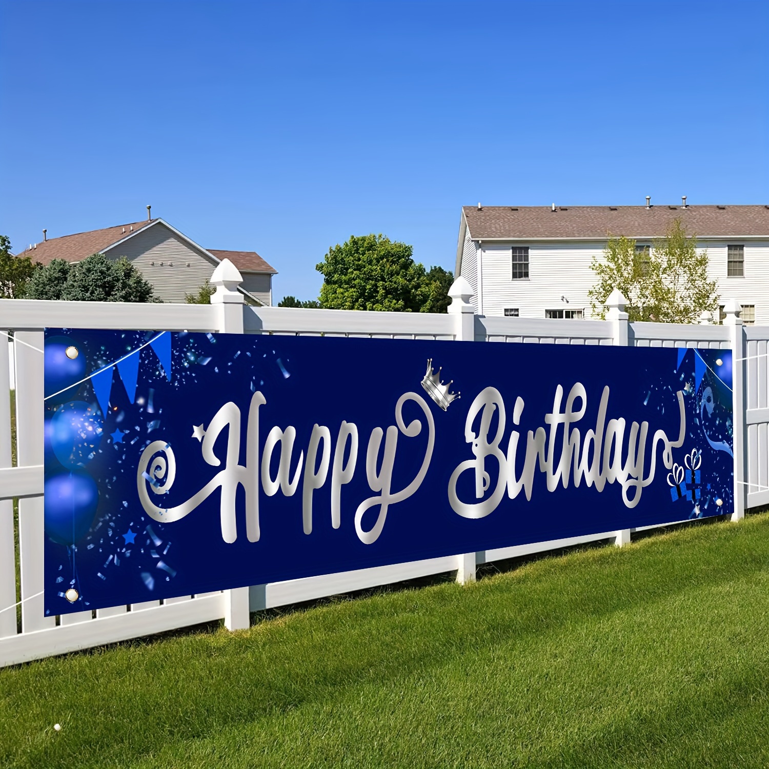 Image of Birthday Celebration Banner Yard Decoration