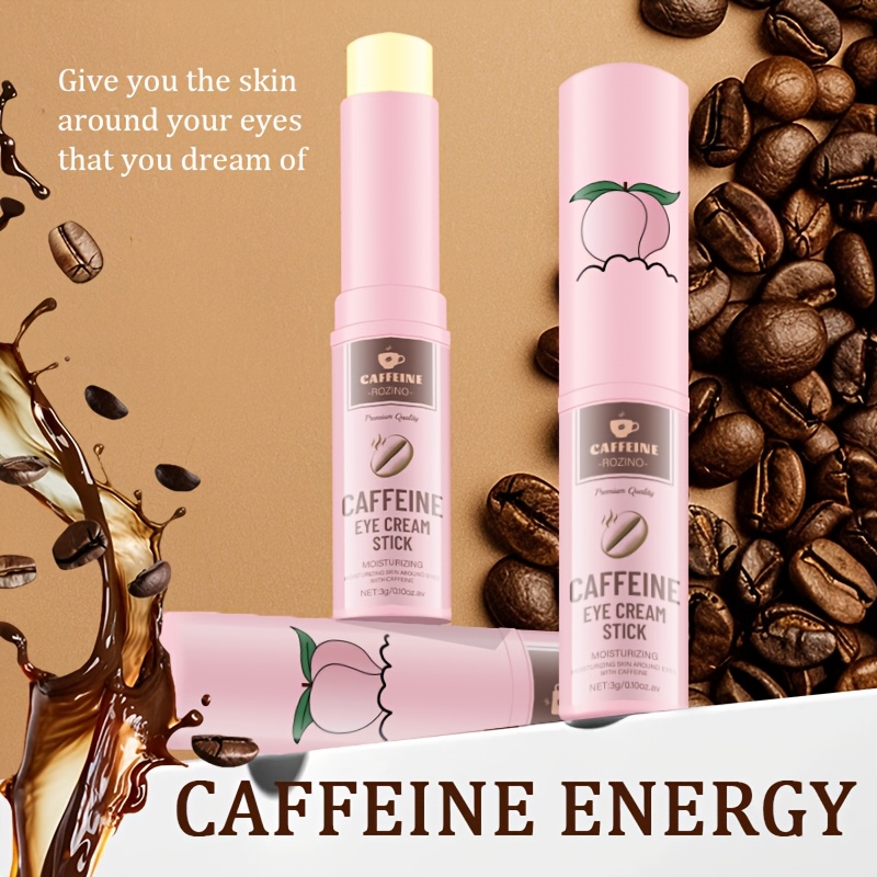 [Îmbunătățire Instantă Lifting Fermitate 7-În-1] Stick Cremă de Ochi cu Cafeină Puternică, Hidratantă, Fermitate și Anti-Înflăcătură, Conține Cafeină, Acid Hialuronic și Alte Ingrediente Naturale, Textură Proaspătă Ușor de Absorbit, Lifting și Fermitate Instantanee cu o Singură Aplicare