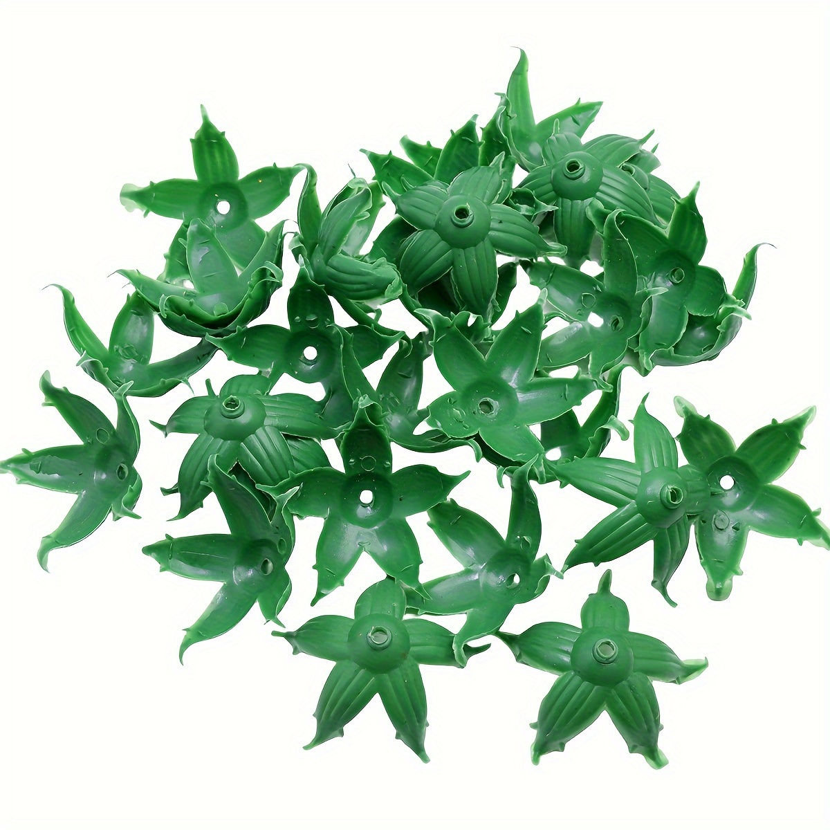 

50pcs Artificial Rose Leaves - Realistic Plastic Floral Decor For Diy Crafts & , Valentine's, Thanksgiving, & Day, Bouquet Accessories