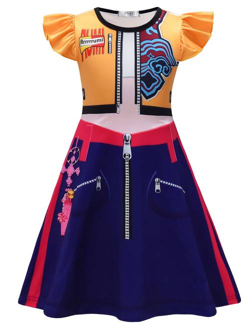 girls dress summer new style girly dress short sleeve skirt