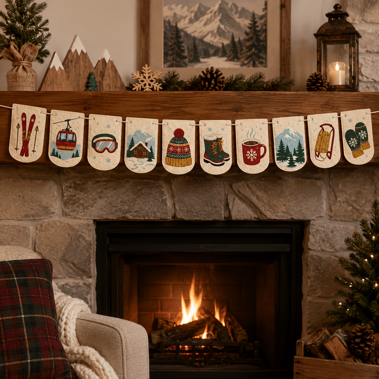 ski party decorations sold on Temu United States