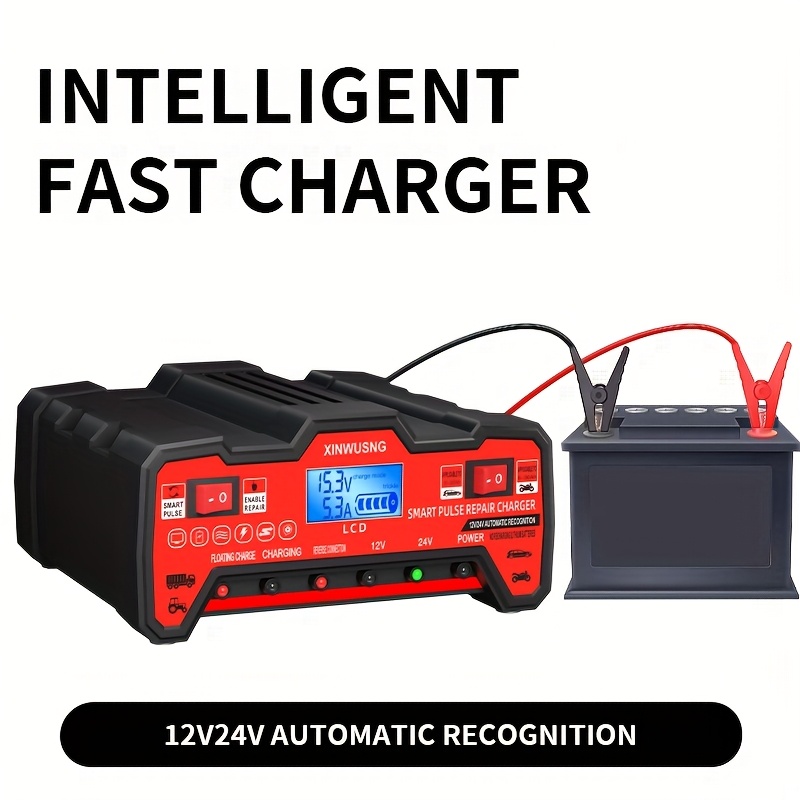 XINWUSNG スマートパルス修理充電器 12V/24V｜車