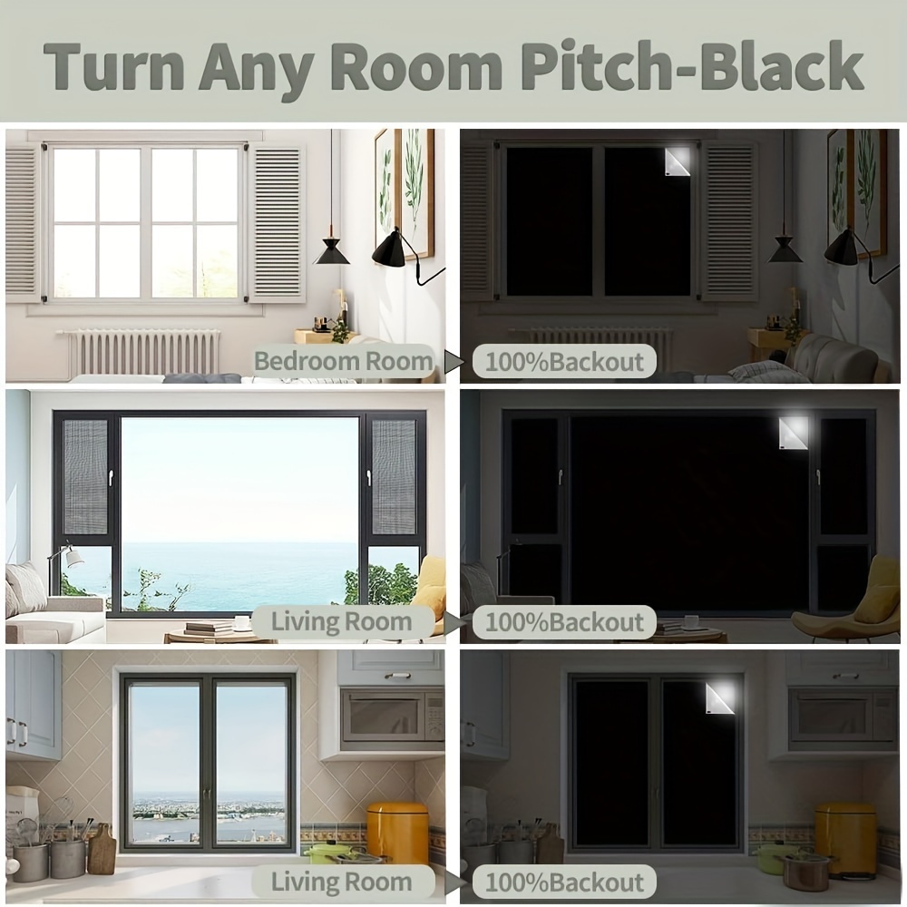 portable blackout curtains for bedroom dorm no drill sunblock window shades for travel nursery details 4