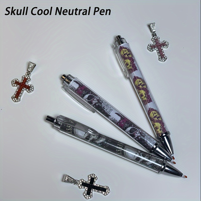 

3pcs, 3pcs New High-value Gel Pens 0.5 Black Pens Quick-drying Pens