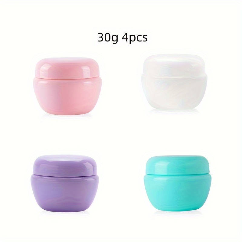 TEMU 4pcs 30g Capacity Grams Cream Box Cream Bottle Cosmetic Packaging Dispensing Bottle Bottle