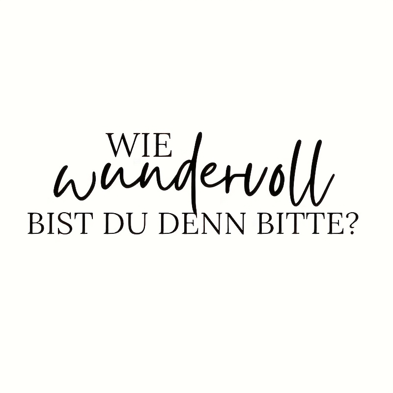 How Wonderful Are You?, Mirror Decoration Sticker, Car Sticker, Car Window Decoration, Vinyl Decal