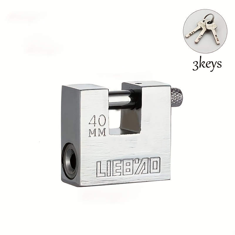 Heavy-duty 40mm Iron Padlock - Rust-proof, Multi-specification For Containers & Cabinets