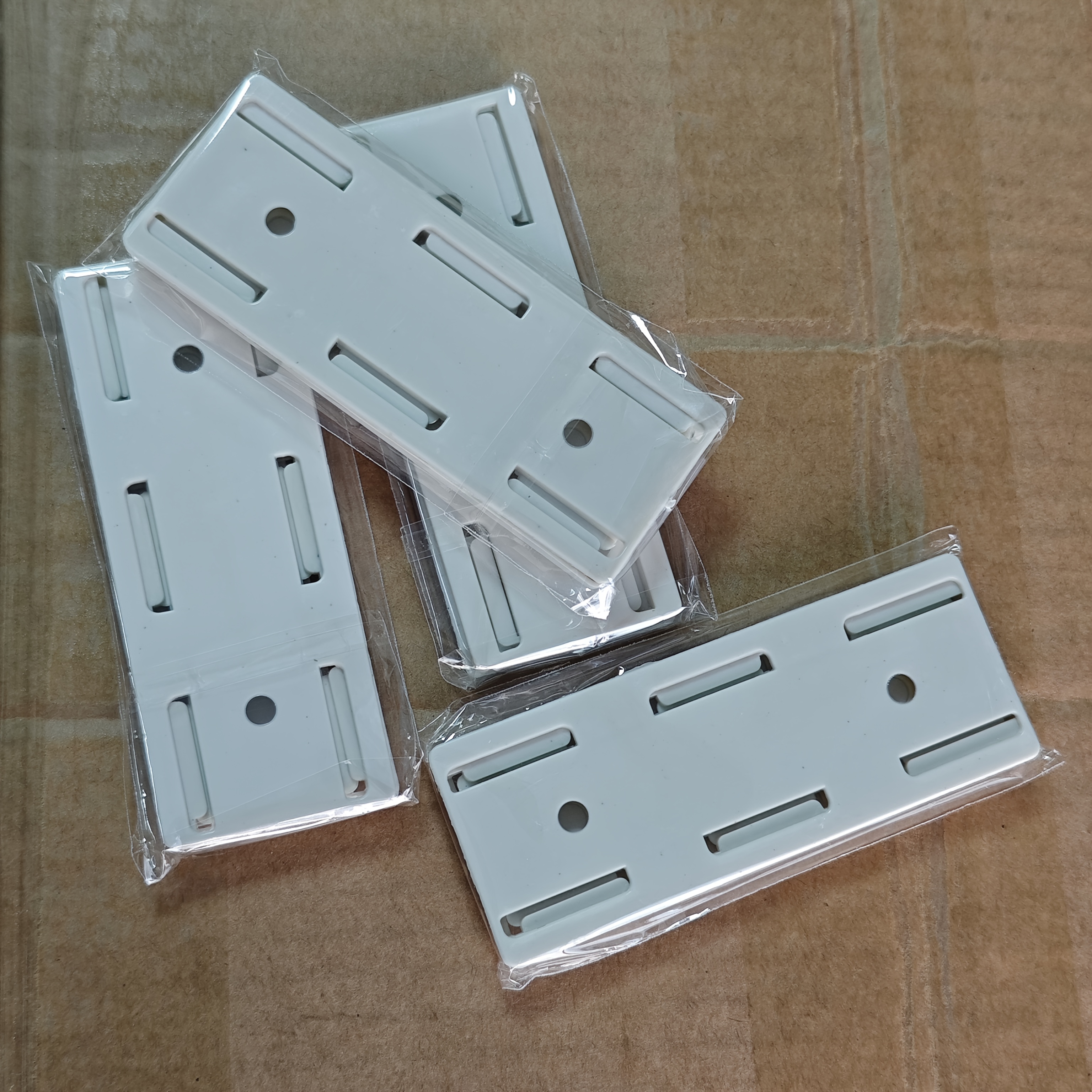 4pcs Self-adhesive Wall Hooks - Powerful, Traceless Socket Organizer & Storage Holder For Home Organization