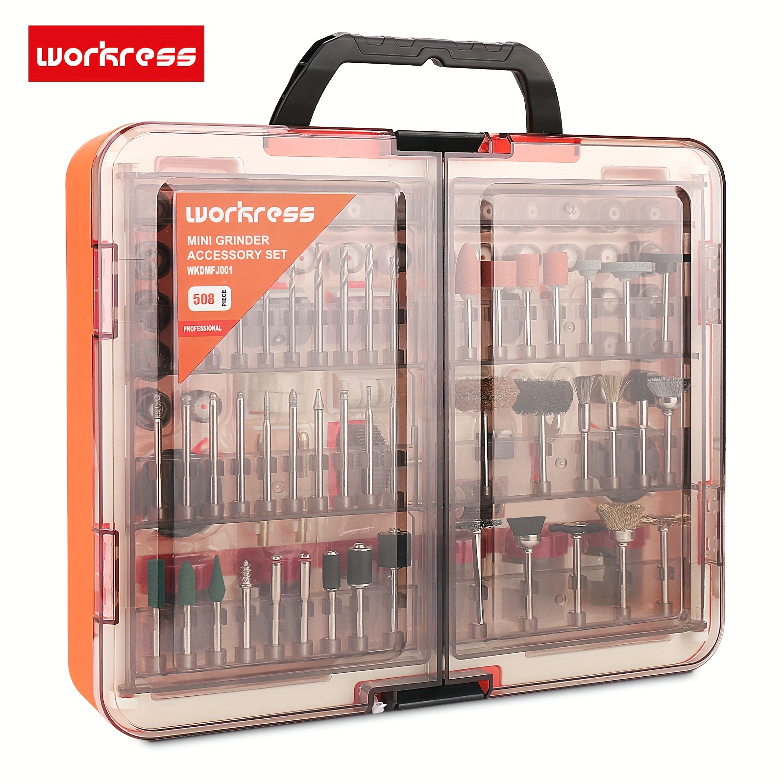 

Workress 508pcs Tool Kit - For Cutting, , & - Compatible Brands