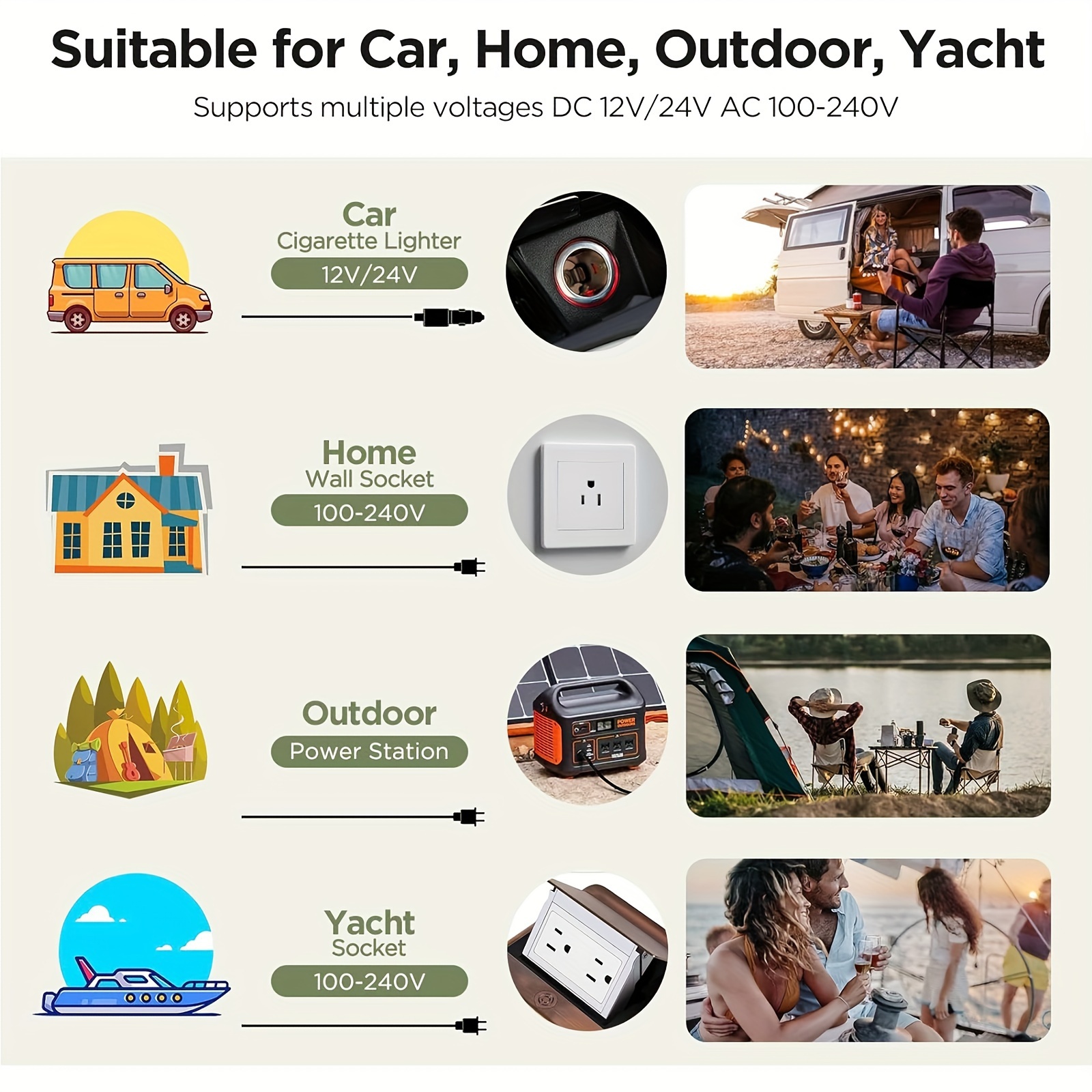 AAOBOSI 12 Volt Car Refrigerator 32 Quart (7.93gal) RV Portable Refrigerator Freezer Car Fridge Cooler Electric Compressor Cooler 12/24V DC Travel Refrigerator