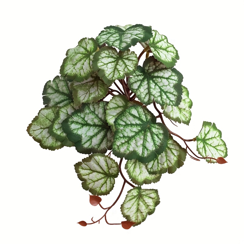 Image of 1pc Faux Plant Vine Suitable For Home/wedding/restaurant/photography Decoration Artificial Greenery Monstera Leaves Watermelon Leaves No Pot Random Style