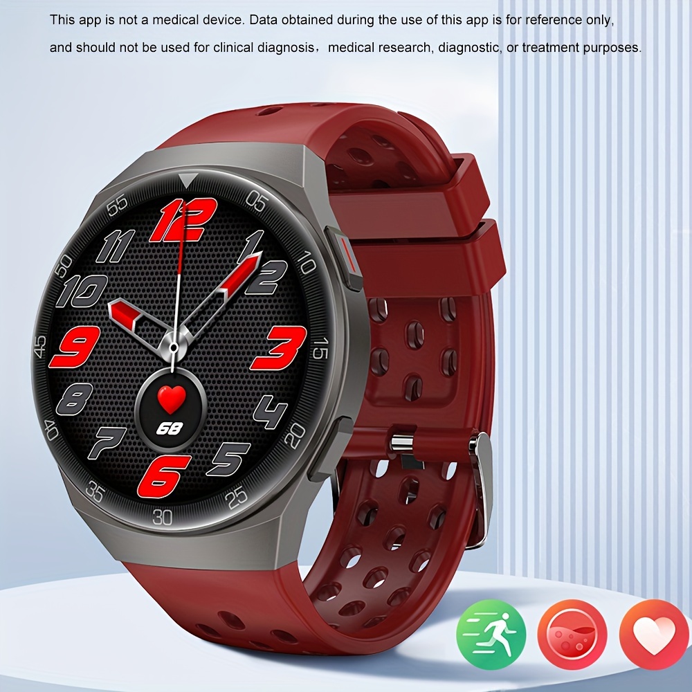 Smartwatch Mujer Hombre Reloj Inteligente Rojo Smart Watch Deporte