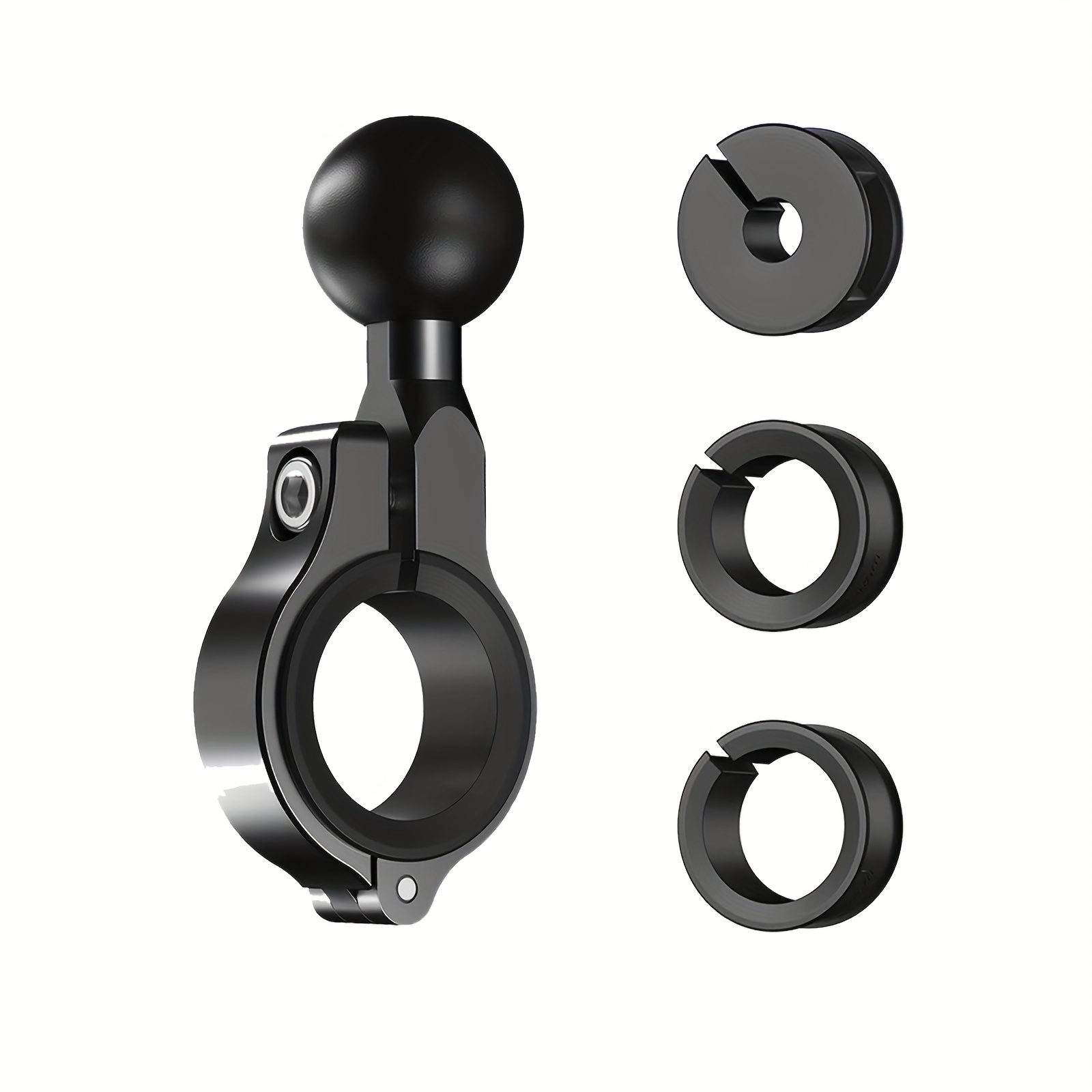 E-shop Lenkerhalterung aus Aluminiumlegierung mit 1" Kugel für runde Schienen mit Durchmesser 0,5" 0,87" 1" 1,26", kompatibel mit Ram Mounts B Größe 1