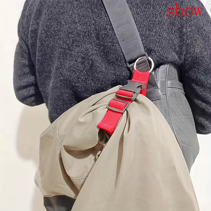   alloy hanging ring backpack strap luggage strap portable backpack expanson strap outdoor sports and   strap