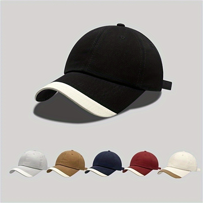 Cotton Simple Color Baseball Personality Light Luxury - Temu