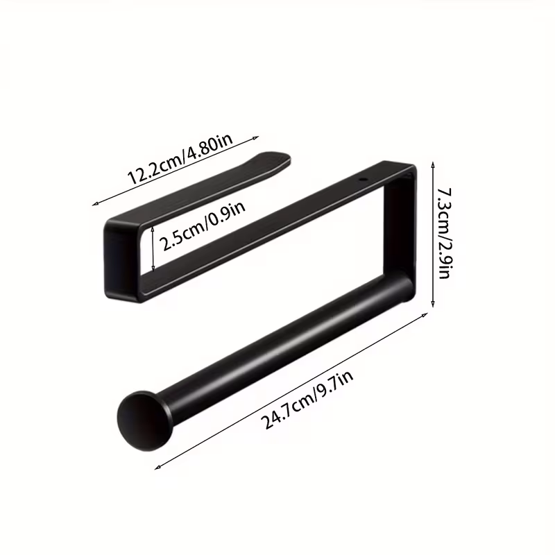 one piece of a paper towel holder for hanging designed for cabinet doors sturdy kitchen roll holder and essential kitchen accessory Product details 9