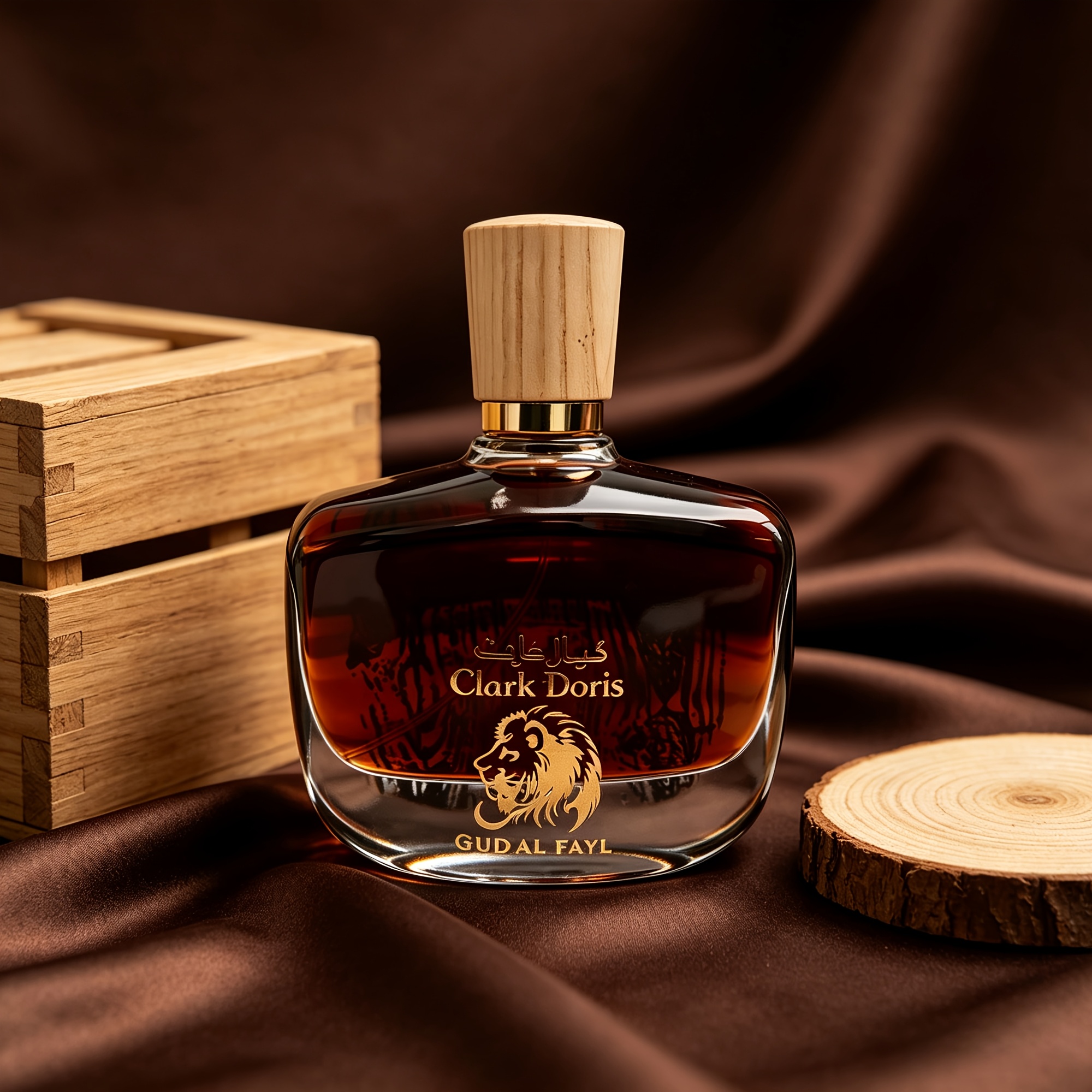 item picture   hot   bottle wooden lid amber perfume bottle retro curved glass bottle ancient middle eastern perfume light luxury mens perfume
