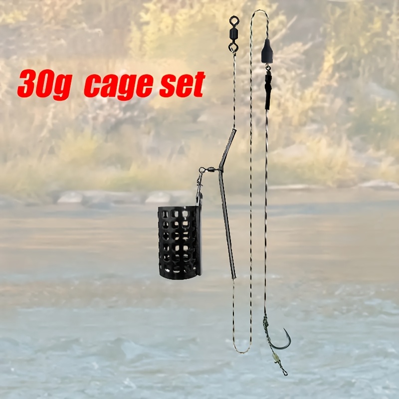 Heavy-duty Professional Carp Fishing Rig Combo: Hair Rig With Weighted Line & Bait Set - Camo Design Freshwater Lure System, Ready-to-fish Tackle For Carp ( Options)