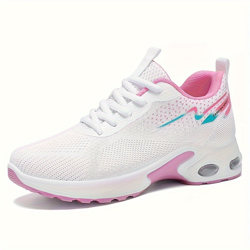 Tenis deportivos transpirables para mujer, zapatos casuales con cordones para exteriores, cómodos tenis bajos en tallas plus - Imagen 7