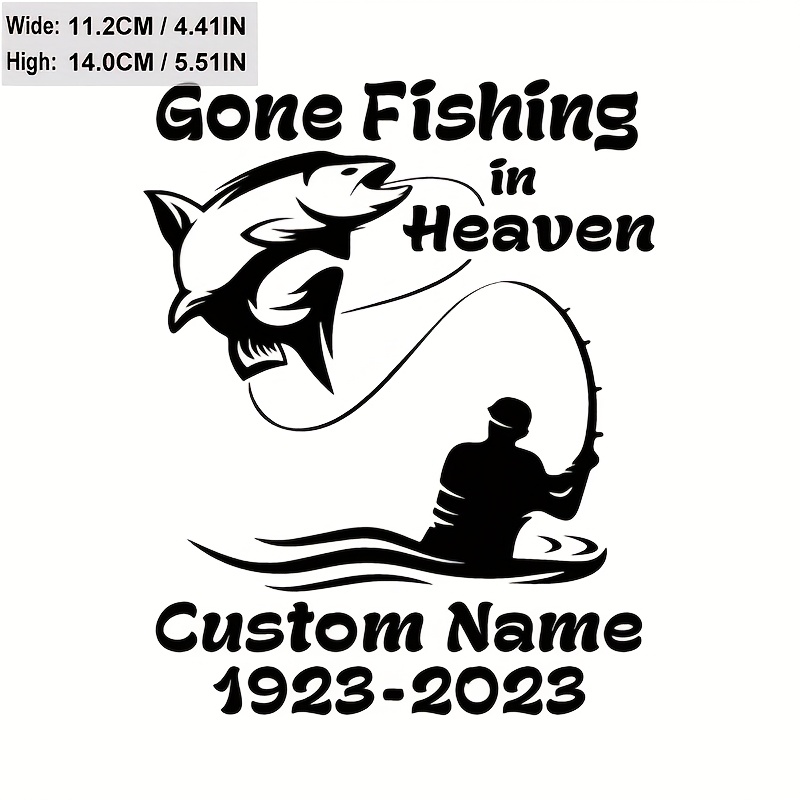 

Custom Memorial Decal - Personalized Polyvinyl Chloride Vinyl Sticker With , Name, And Dates For Car Window Or Hard Surface