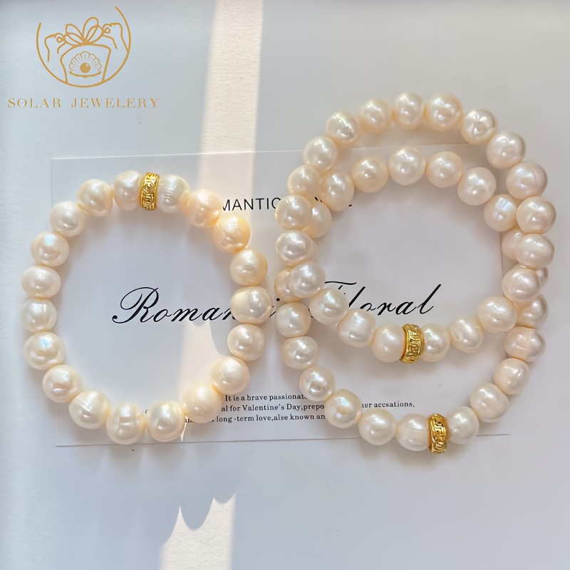 Sparkling Vintage Chinese Style Freshwater Pearls Bracelet