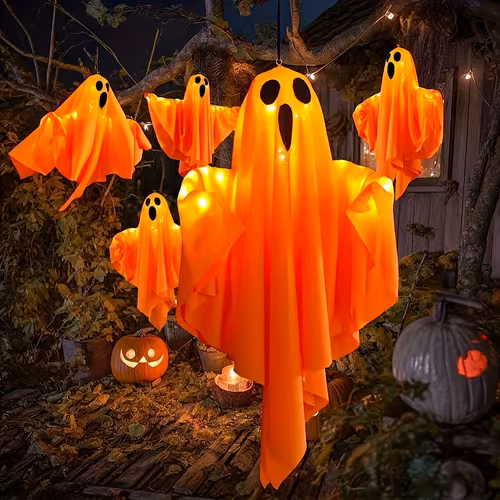 Light Up Witch Hat String Lights 5pcs