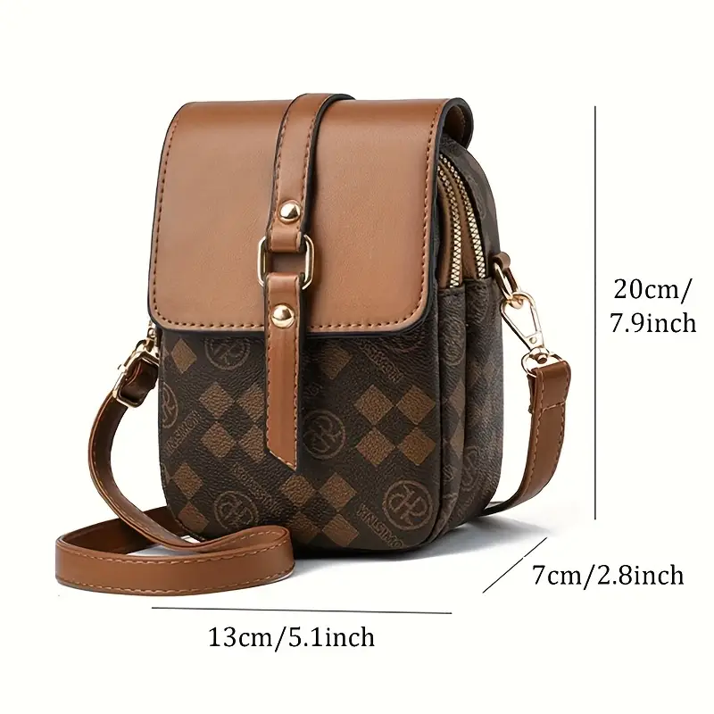 2025 new womens mobile phone bag multi layer practical niche versatile large capacity small bag ladies fashionable lightweight shoulder bag single shoulder bag crossbody bag details 5