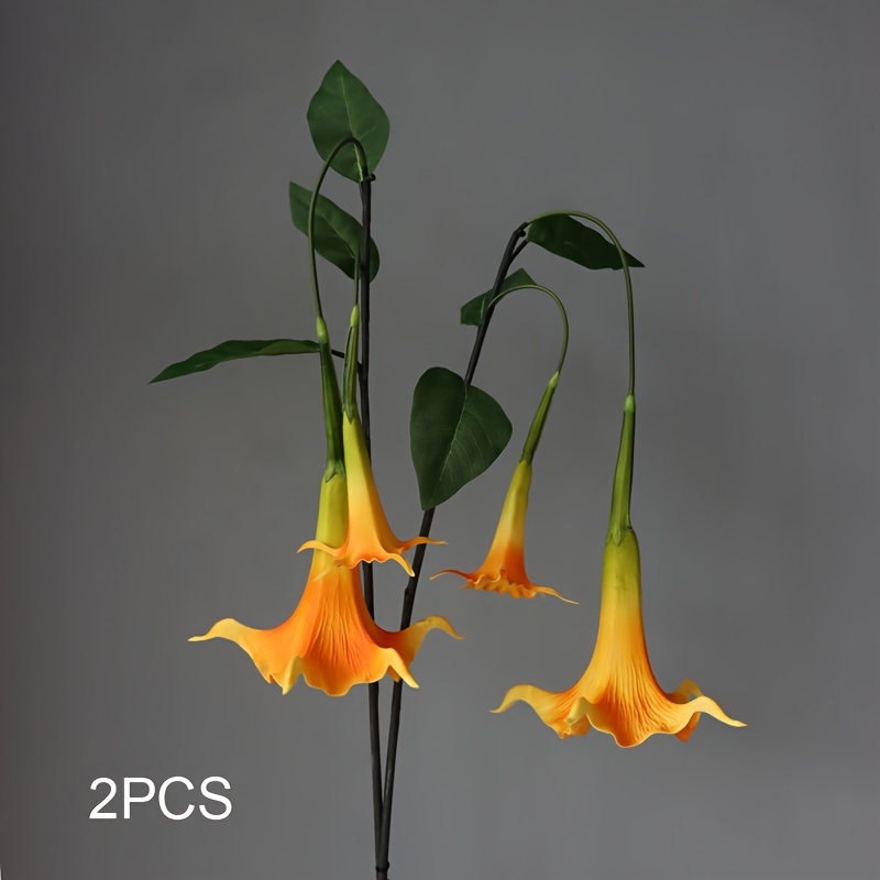 2 pièces de artificielles, 2 têtes de fleurs de pour décoration de mariage, décoration de chambre et maison, fleur…: retailer-supplied image