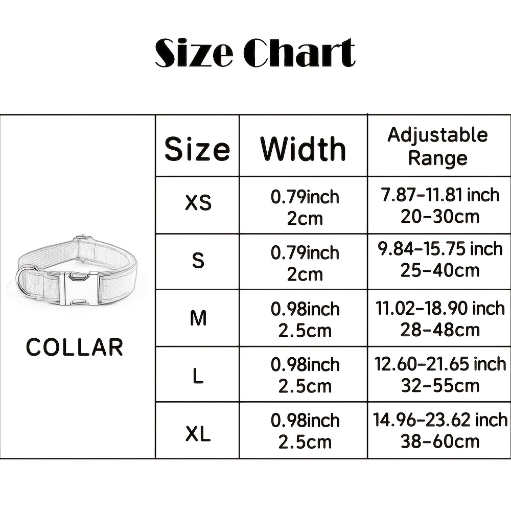Adjustable Laser-Engravable Dog Collar - Striped Pattern