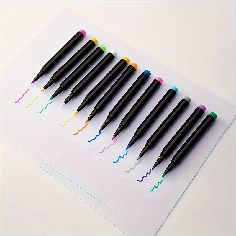 

12 Color Liquid Chalk Markers - Water Soluble, Non-toxic, And Reusable For Acrylic Boards