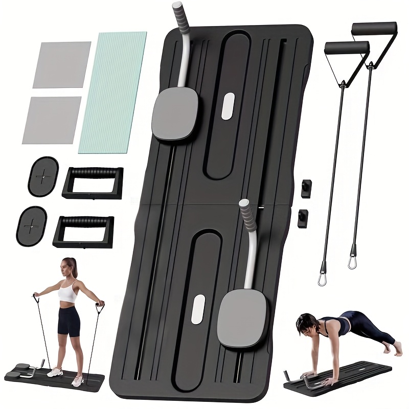 TEMU Multifunctional Ab Exercise Board - Foldable Pilates Board For Home At Kit Pilates Equipment For Workouts & Exercise Equipment