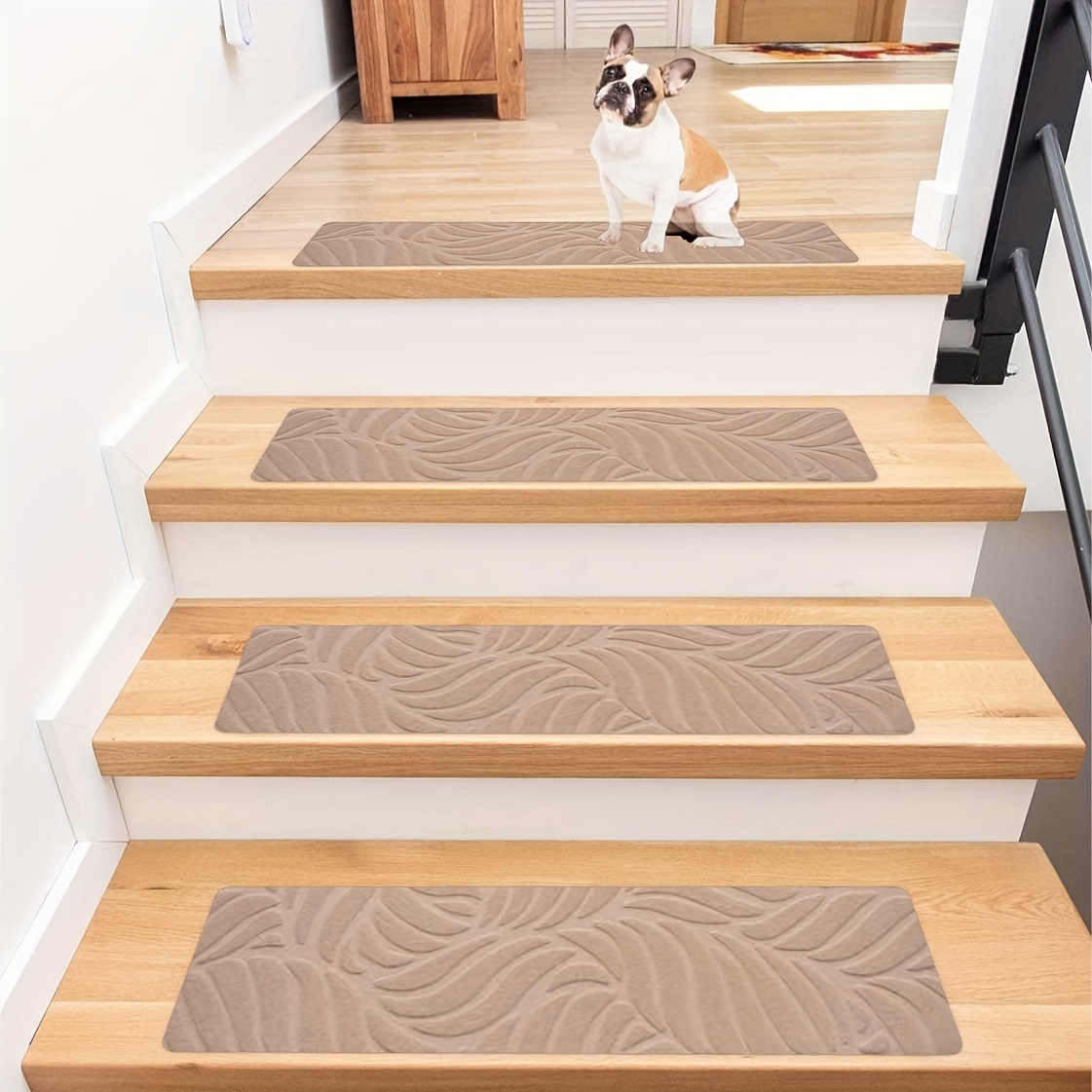 Janety 15 PCS Transparent Tapis Antidérapant, 10 X 60 Cm Tapis De