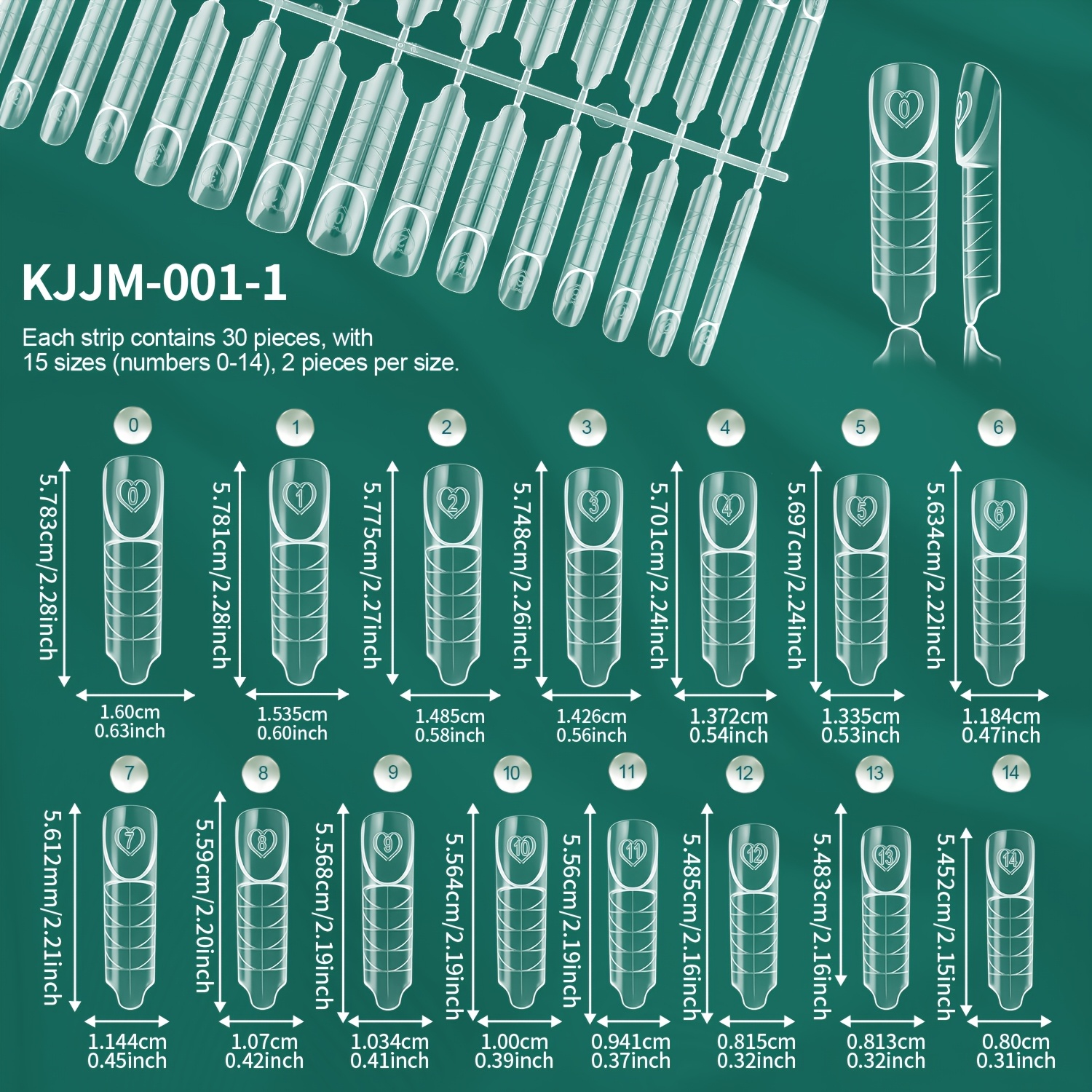 Space French Dual Forms, Reusable Nail Enhancement Tools For Hard/bulider Nail Gel/poly Nail Gel Quick-building Mold, Create Your , Multi-functional Manicure Tool For Diy & Nail Art(30pcs)