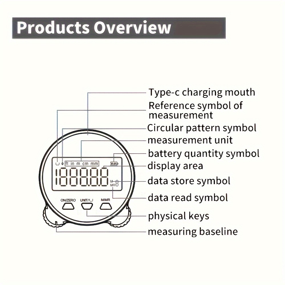 a versatile electronic roller ruler for measuring functions such as cylindrical surface straight surface and irregular surface details 5