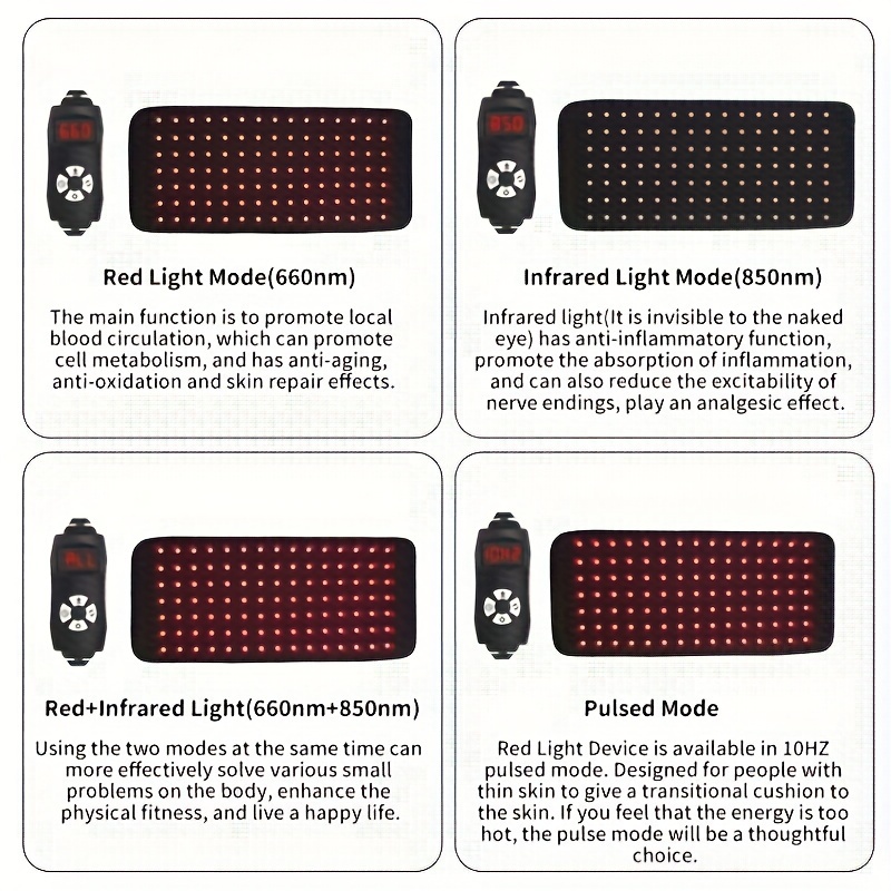Quality infrared massage belt Designed For Varied Uses 