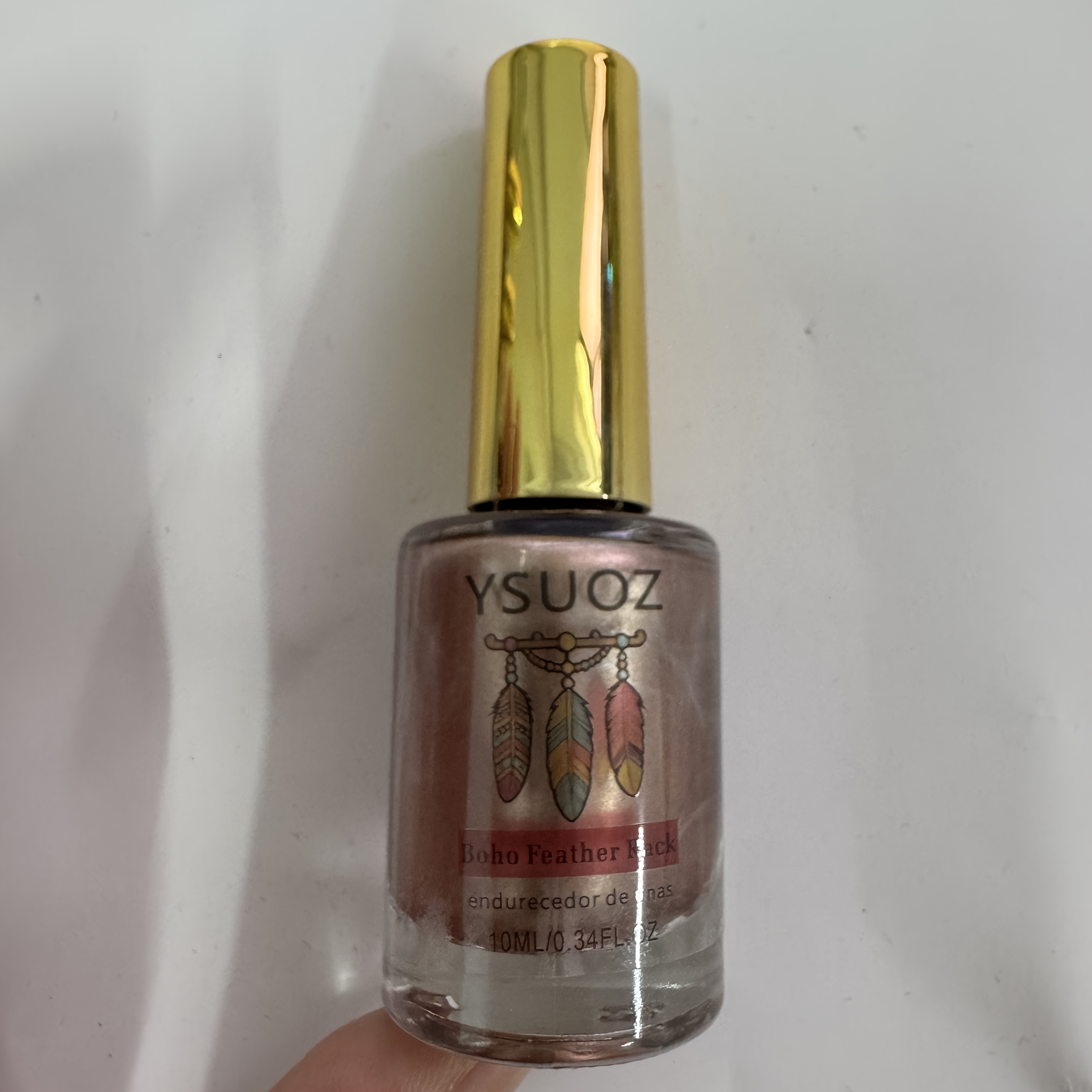 Hardener 10ml Long-lasting Non-fading Quick-dry No-bake Easy To Apply High Non-peeling Home Nail Care Essential Salon Grade Metallic Mirror Glossy Rainbow Sparkle Electroplated Texture High Gloss